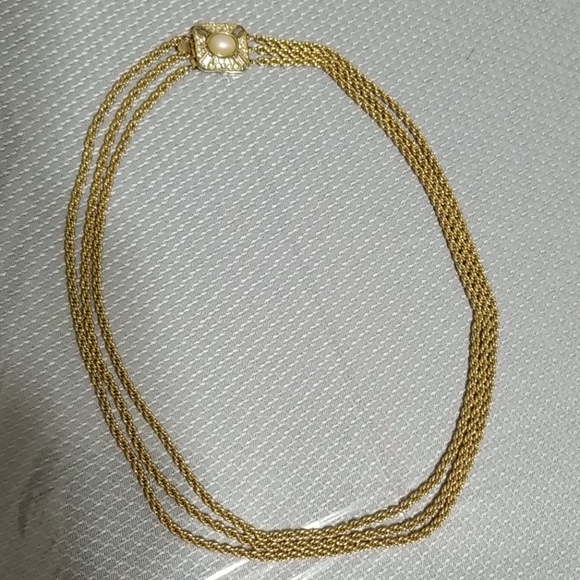 🔵Vintage 3 layer Necklace - Picture 1 of 12